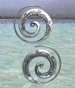 Spirale Ohrringe aus Chiang Mai
