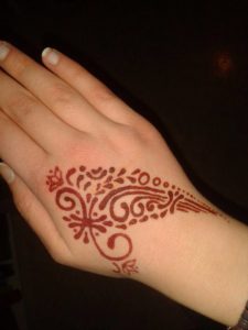 Henna Tattoo Beispiel
