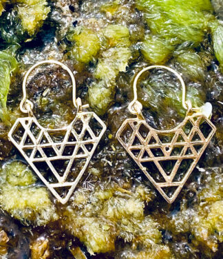 Messing Ohrringe im Ganesha Online Shop