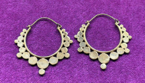 Tribal Hoop Messing Creolen Ohrringe online kaufen