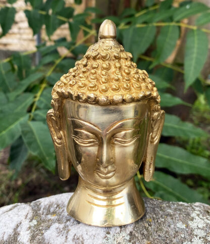 Buddha Kopf aus Messing im Ganesha Online Shop