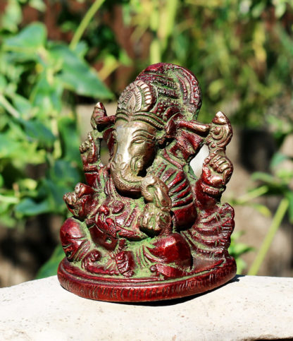 Ganesha Messing Statue im Ganesha Online Shop