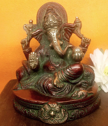 Ganesha Figur aus Messing im Online Shop