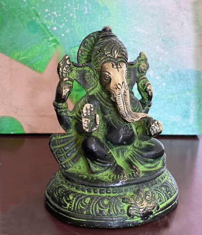 Ganesha Messing Statue