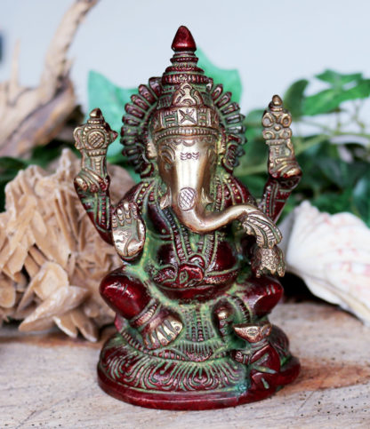 Ganesha Messing Figur Statue