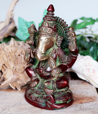 Ganesha Messing Figur Statue