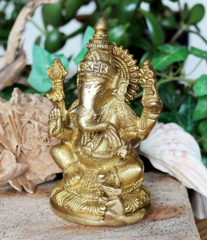 Ganesha Messing Figur Statue im Online Shop