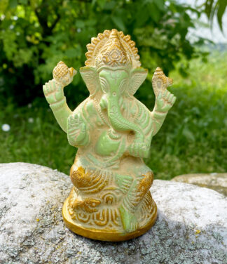 Ganesha Messing Figur Statue Ganesha Shop