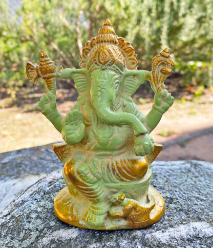 Ganesha Messing Figur Statue aus Indien kaufen