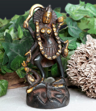 Kali Messing Statue aus Indien kaufen im Ganesha Online Shop
