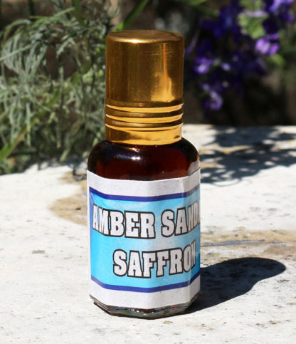 Amber-Sandelholz-Safran Parfum aus Pushkar Indien