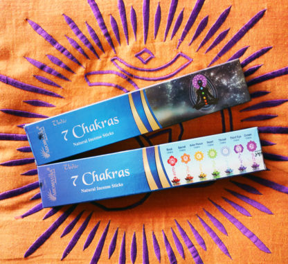 7 Chakras Räucherstäbchen im Ganesha Online Shop