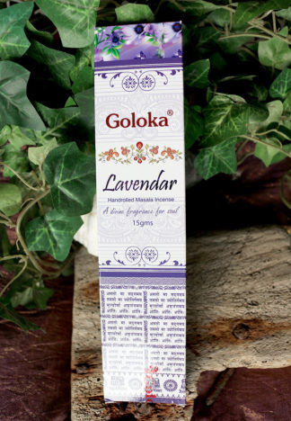 Lavendel Räucherstäbchen von Goloka im Ganesha Shop