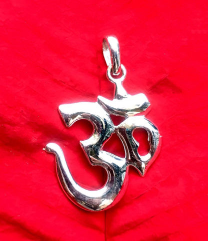 OM Silber Anhänger aus Indien im Ganesha Online Shop