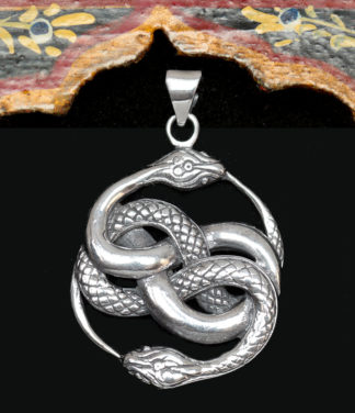 Schlangen Anhänger in Silber