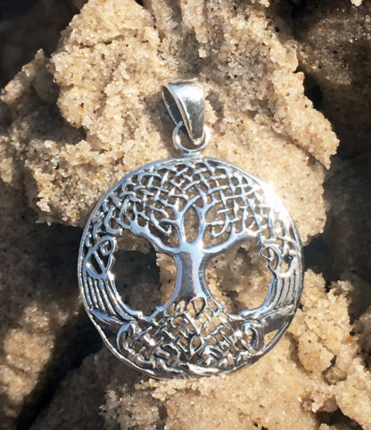Kleiner Lebensbaum Silber Anhänger im Ganesha Online Shop