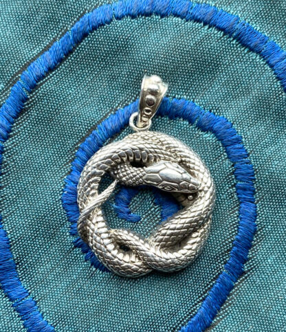 Schlange Silber Anhänger