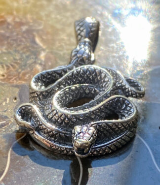 Aurin Auryn Silber Schlangen Amulett Anhänger