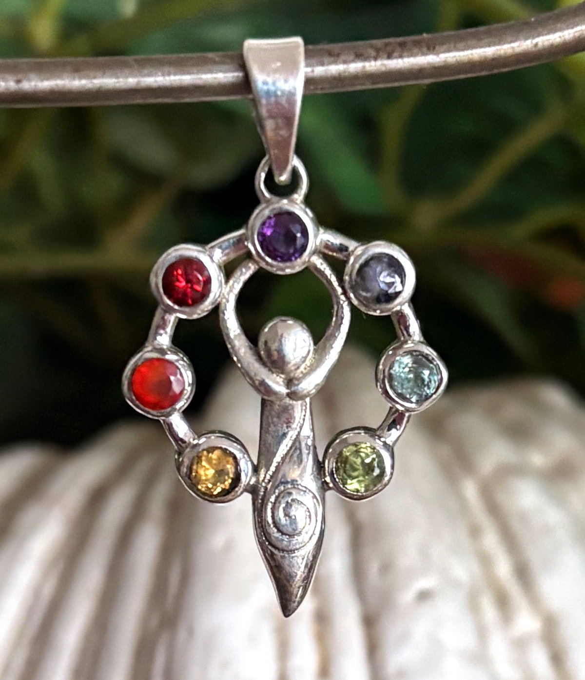 Gaia Chakra Silber Anhänger online kaufen