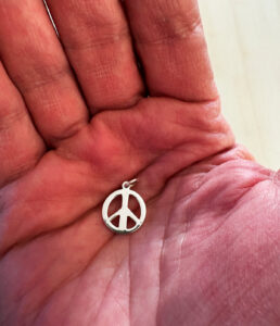 Peace Frieden Silber Anhänger online kaufen