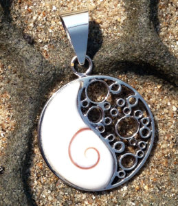 Silber Anhänger mit Shiva Eye