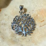 Baum des Lebens Anhänger mit Vögel 925 Silber