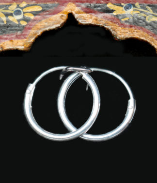 Creolen Ohrringe aus Silber im Ganesha Online Shop