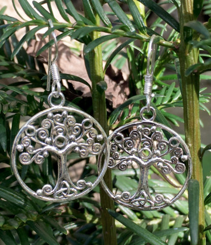 Lebensbaum Silberohrringe im Ganesha Online Shop kaufen