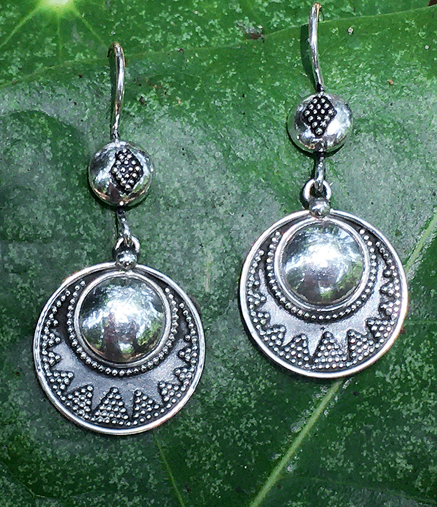 Runde Silberohrringe Aus Indien Im Ganesha Online Shop Kaufen
