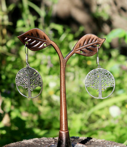 Lebensbaum Silberohrringe im Ganesha Online Shop