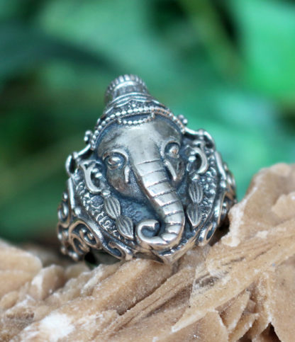 Ganesha Silberring 925 Sterling Silber