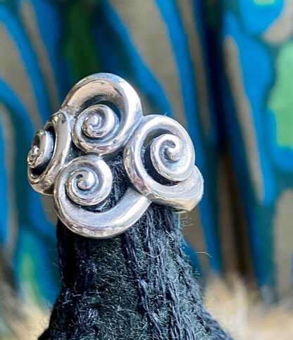 Spiralen Silberring im Ganesha Shop kaufen
