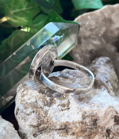 Silberring mit indischer Ornamentik – Bild 3